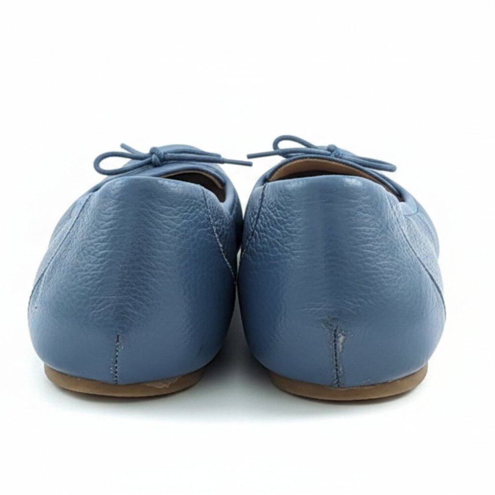 b.o.c. Blue Leather Floral Ballet Flats - Size 8.5 - Picture 6 of 6